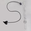 ATekatac Devil Tail Halloween Cosplay Props Cute Love Heart Demon Tail (J Love Black) view 4