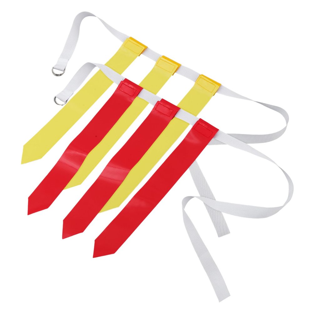 VANZACK 2pcs Rugby Flag Belt for Football Training Waist Strap Flags for Youth and Adults for Outdoor Games and Non- Fun
