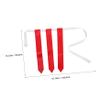 VANZACK 2pcs Rugby Flag Belt for Football Training Waist Strap Flags for Youth and Adults for Outdoor Games and Non- Fun view 2
