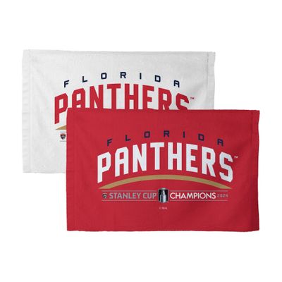 Northwest NHL Florida Panthers Stanley Cup Champions 2024 Fan Towel 2-Pack, 16" x 25", Unify