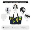 World Map Print Versatile Travel Duffel Bag,The Companion For Business And Personal Trips view 3