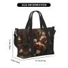 Xmas Print Portable Travel Duffel Bag,Ideal For Business And Private Travel view 2