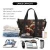 Xmas Print Portable Travel Duffel Bag,Ideal For Business And Private Travel view 4