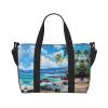 Hawaii Beach Print Portable Travel Duffel Bag,Ideal For Business And Private Travel view 1