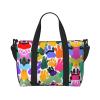 Colorful Dog Paw Print Versatile Travel Duffel Bag,The Companion For Business And Personal Trips view 1