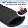 Aosekaa Football Chin Pad, Chin Strap Cushion, Easy to Install, FootballChin Strap Cover Fits All Cushion,Jaw Pad for Adult and Youth for Skating,Outdoor,Cycling,Traveling, Black view 3