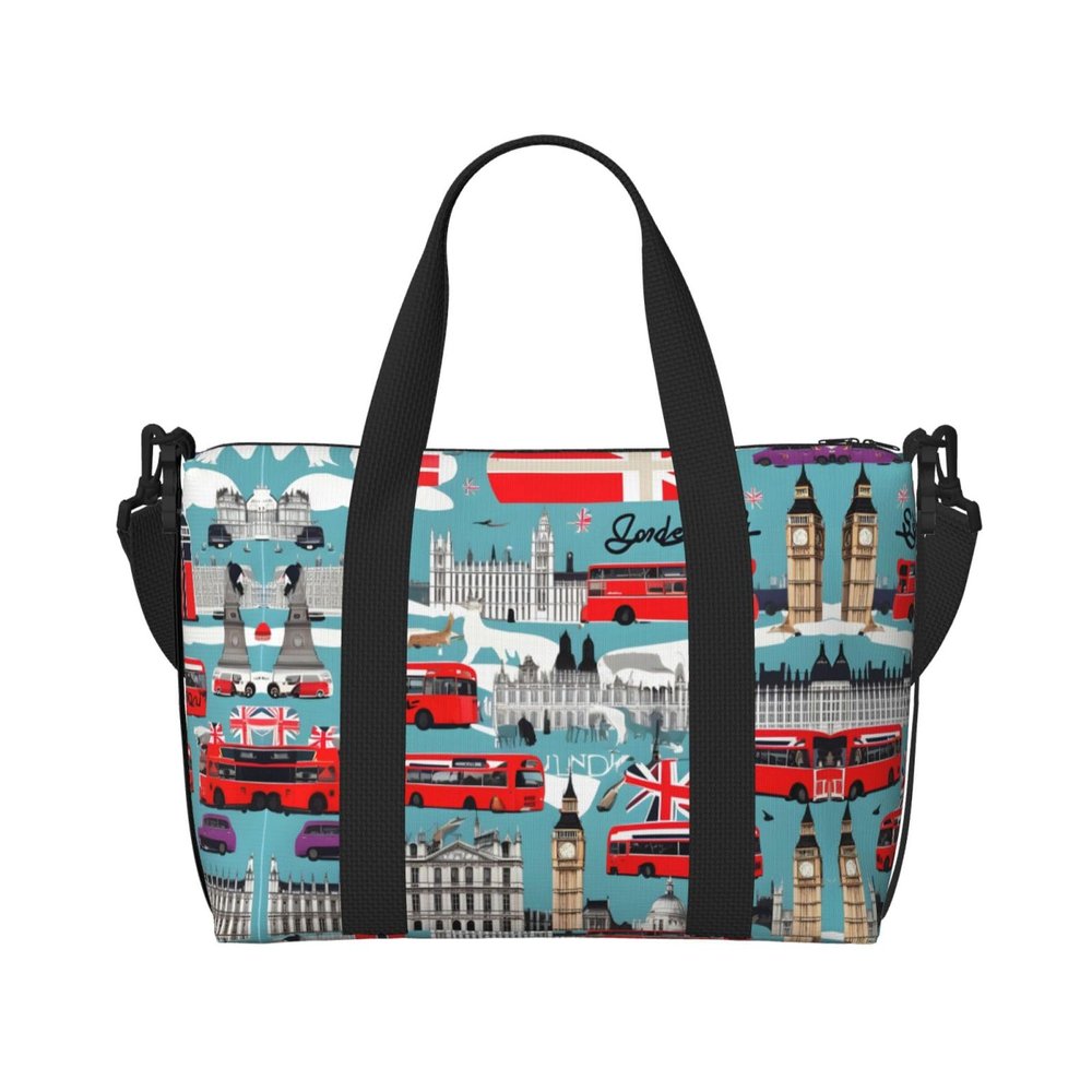 I Like London Print Versatile Travel Gym Carry Bag,Ideal For Business,Sports,Weekend Stays