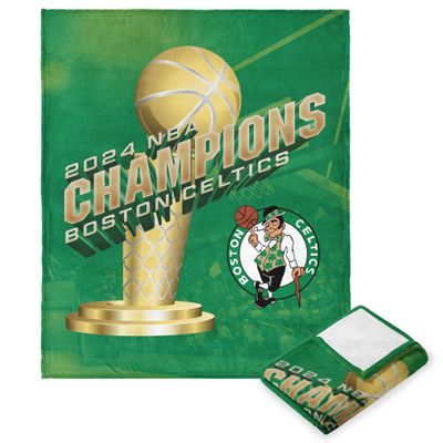 Northwest NBA Boston Celtics NBA Champions 2024 Silk Touch Throw Blanket, 50" x 60", Sovereign