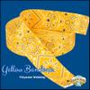 Country Brook Design - Yellow Bandana Polyester Webbing (1/2 Inch, 50 Yards) view 2