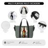Beer Bubble Print Portable Travel Duffel Bag,Ideal For Business And Private Travel view 3