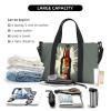 Beer Bubble Print Portable Travel Duffel Bag,Ideal For Business And Private Travel view 4