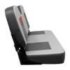 Wise 3348-1881 Pro Angler Tour Series Bass Boat 48" Fold Down Bench Seat, Marble/Regal Red/Charcoal view 3
