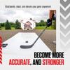 Hockey Shooting Pad 24" by 48" & Ultimate Goalie Shooter Tutor view 4