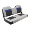 Wise 3342-1880 Pro Angler Tour Series Bass Boat 42" Fold Down Bench Seat, Marble/Blueberry/Charcoal view 1