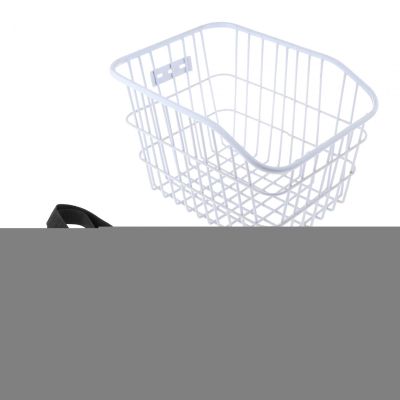 Aosekaa Bike Basket Rear, Bike Pannier Takeaways Carrier Pets Carrier Bicycle Cargo Rack, Bag for Mountain Road Bike Travel Cycling, White