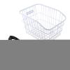 Aosekaa Bike Basket Rear, Bike Pannier Takeaways Carrier Pets Carrier Bicycle Cargo Rack, Bag for Mountain Road Bike Travel Cycling, White view 1