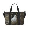 Grass And Dove Print Portable Travel Duffel Bag,Ideal For Business And Private Travel view 1