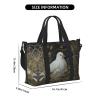 Grass And Dove Print Portable Travel Duffel Bag,Ideal For Business And Private Travel view 2
