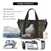Grass And Dove Print Portable Travel Duffel Bag,Ideal For Business And Private Travel view 4