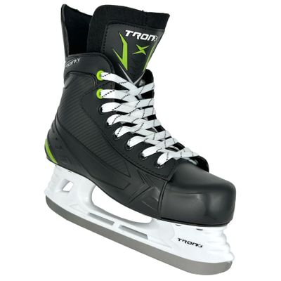 TronX Stryker 3.0 Senior Adult Men Women Junior Kids Ice Hockey Skates, New Model (Skate Size 1 (Shoe Size 2-2.5))