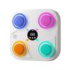 Music Boxing Machine for Kids | Electronic Wall Mounted Punching Pad | Light Modes & Gloves, Adjustable Speed for Adults, Children, Beginners Music Boxing Game for Kids (White) view 1