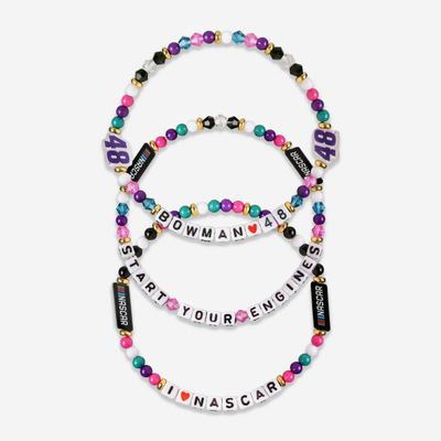 FOCO NASCAR Alex Bowman Womens 3 Pack Friendship Bracelet