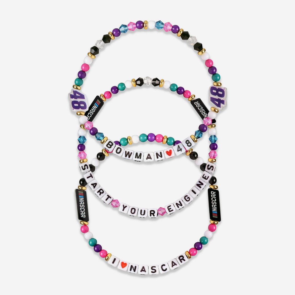 FOCO NASCAR Alex Bowman Womens 3 Pack Friendship Bracelet
