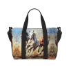 Horses Running Art Print Portable Travel Duffel Bag,Ideal For Business And Private Travel view 1
