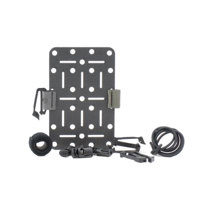 Eleven 10 Infinite Organization Panel | Versatile MOLLE Panel (4"" x 6""), Grey