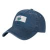 BASTU Flag of Flagstaff, Arizona Baseball Cap for Men Women Hats Denim Trucker Caps Dad Hat, Navy Blue view 1