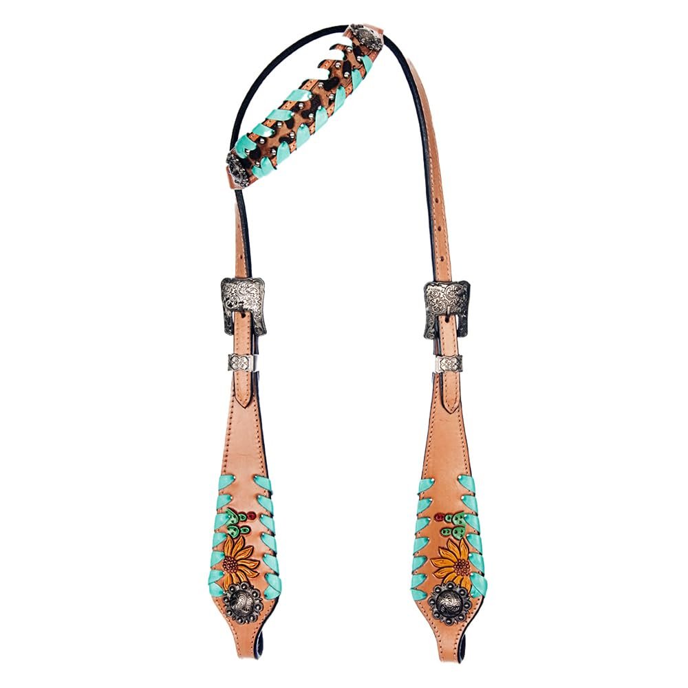 American Darling Western Horse Headstall Tack Genuine Leather
