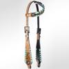 American Darling Western Horse Headstall Tack Genuine Leather view 2