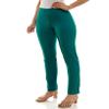 Zac & Rachel Women's Millennium Fabric - Slim Leg Pull-On Pant, Harbor Blue, 16W view 2