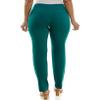 Zac & Rachel Women's Millennium Fabric - Slim Leg Pull-On Pant, Harbor Blue, 16W view 3