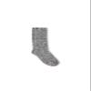 Barefoot Dreams CozyChic Heathered Socks, Slate Blue-White, Large/X-Large view 1