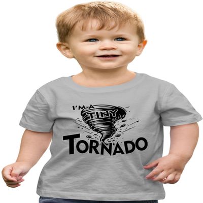 4T Oxford Toddler I'm A Tiny Tornado Funny Toddler T-Shirt
