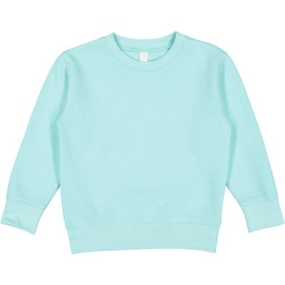 RABBIT SKINS Toddler Boy & Girl Fleece Long Sleeve Pullover Sweatshirt, Chill, 7T