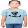 3T Light Blue Toddler I'm A Tiny Tornado Funny Toddler T-Shirt view 2