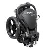 Clicgear Rovic RV1D 2.0 Disc Golf Push Cart | 3-Wheel| Fits All Disc Golf Backpacks (Charcoal/Black) view 2