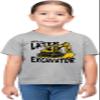 2T Oxford Toddler See Ya Later Excavator Cute Toddler T-Shirt view 2