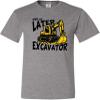 2T Oxford Toddler See Ya Later Excavator Cute Toddler T-Shirt view 4