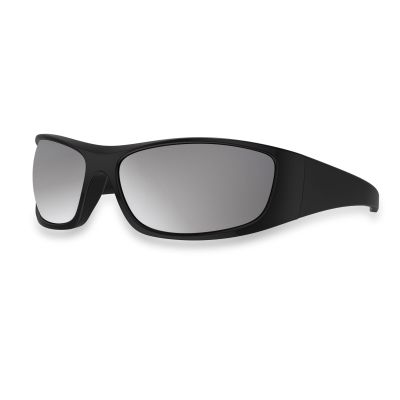Bloomoak Super Dark Lens Black Polarized Sunglasses | Wrap Around Sport Sunglasses Unisex | UV400 | CAT 4 | For Photophobia
