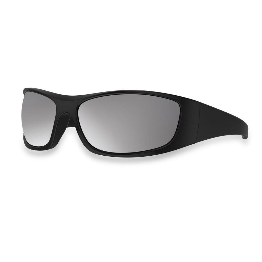 Bloomoak Super Dark Lens Black Polarized Sunglasses | Wrap Around Sport Sunglasses Unisex | UV400 | CAT 4 | For Photophobia