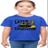 5T Royal Toddler See Ya Later Excavator Cute Toddler T-Shirt view 2