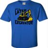 5T Royal Toddler See Ya Later Excavator Cute Toddler T-Shirt view 4