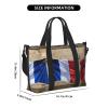 French Flag Print Versatile Gym Sports Bag,Companion For Your Journeys And Fitness Routines view 2