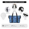 Whale Pattern Print Versatile Gym Sports Bag,Companion For Your Journeys And Fitness Routines view 3