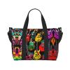Colorful Guitar Print Versatile Gym Sports Bag,Companion For Your Journeys And Fitness Routines view 1