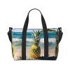 Pineapple On Beach Print Versatile Gym Sports Bag,Companion For Your Journeys And Fitness Routines view 1