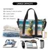 Pineapple On Beach Print Versatile Gym Sports Bag,Companion For Your Journeys And Fitness Routines view 4